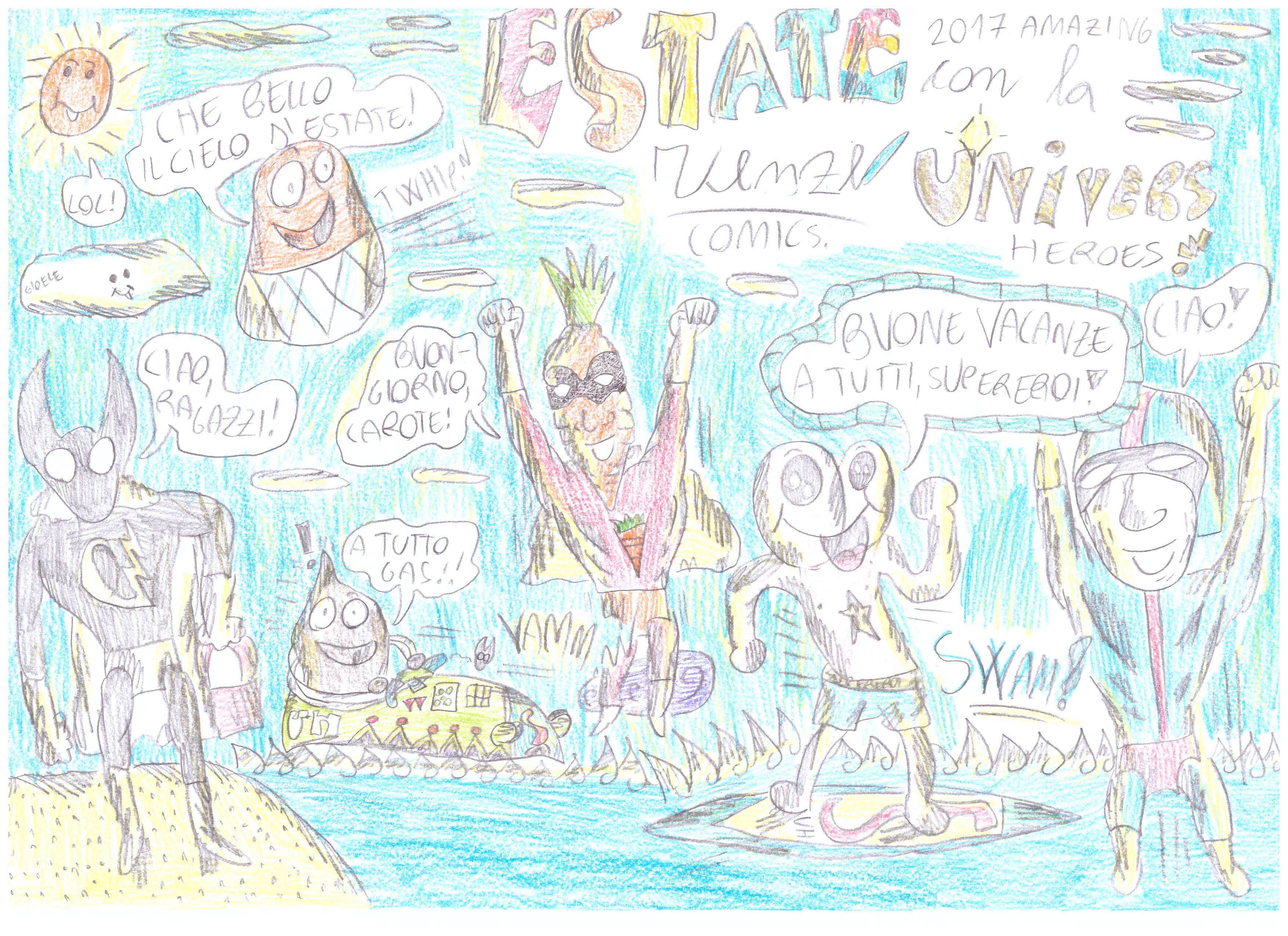 Estate con la Tenzecomics Universe Heroes